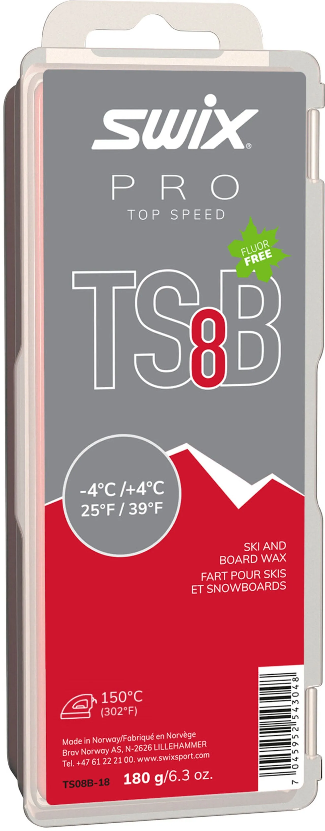 TS8 Black Glide Wax (-4C / +4C) - 180g