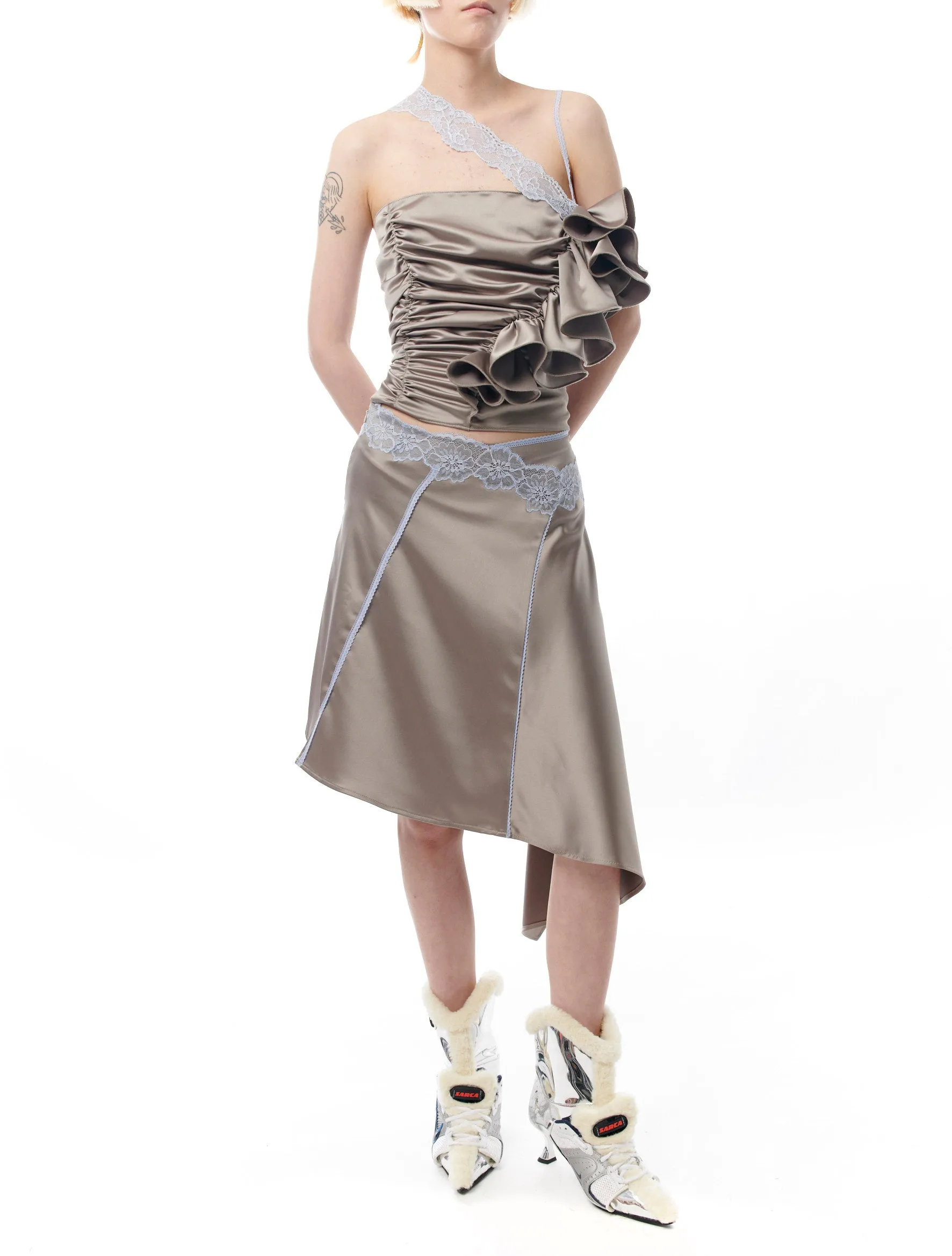 Vaillant Stone Asymmetric Skirt