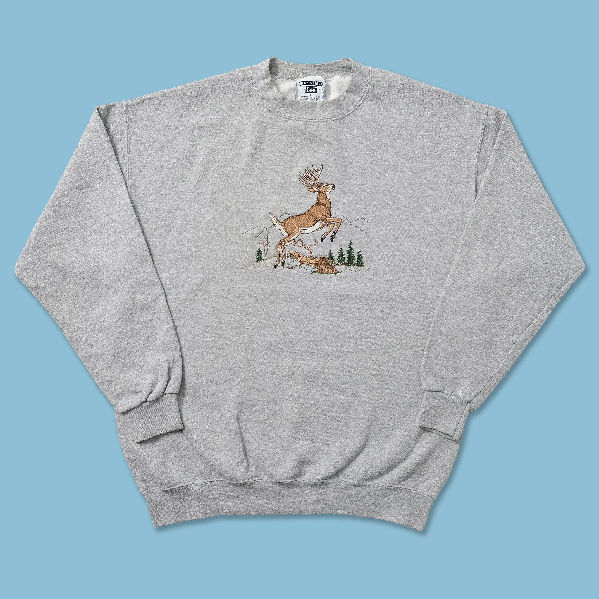 Vintage Deer Sweater Large