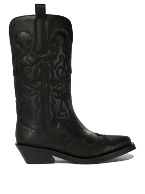 Western Ankle Boots Black