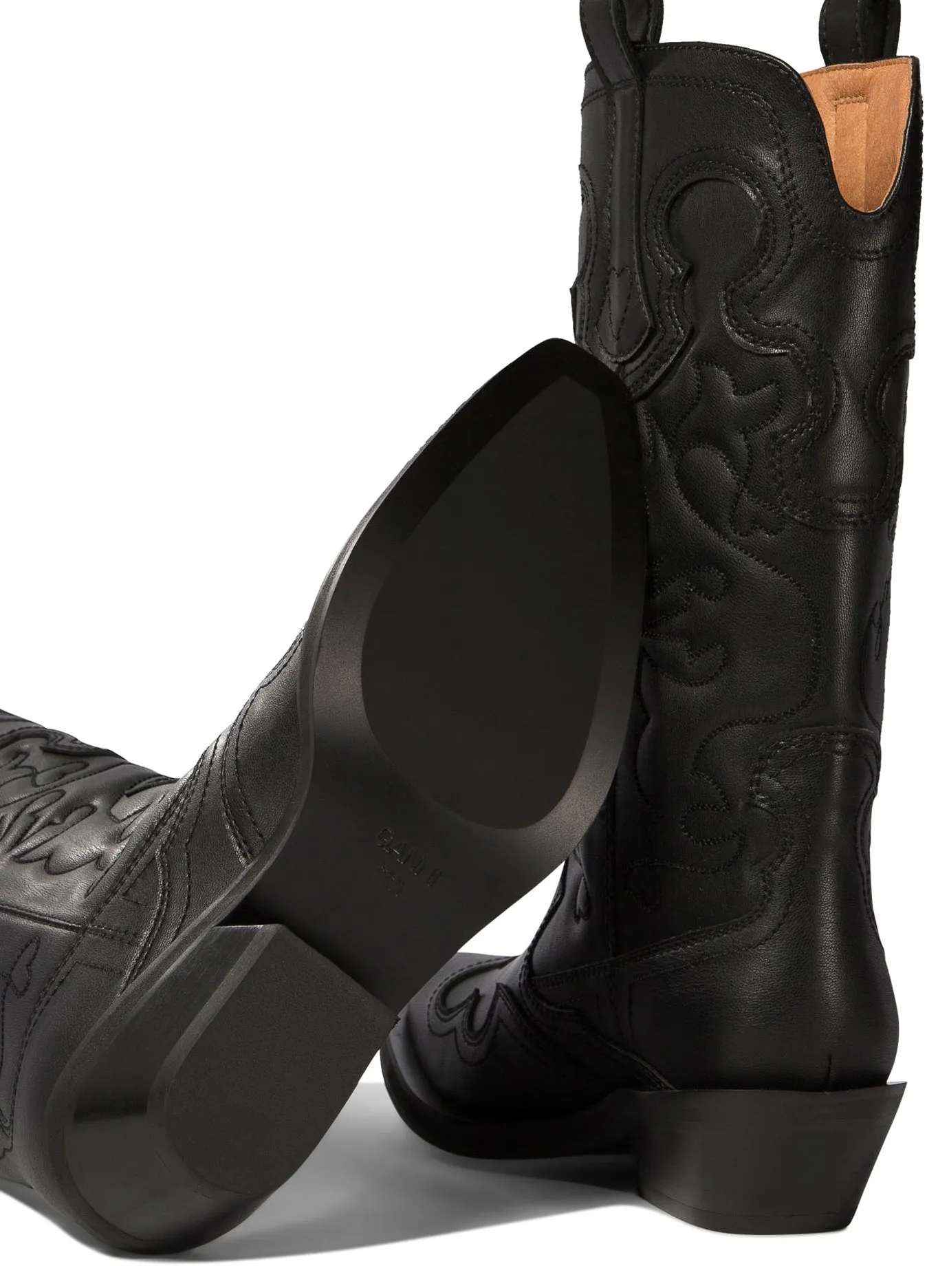 Western Ankle Boots Black