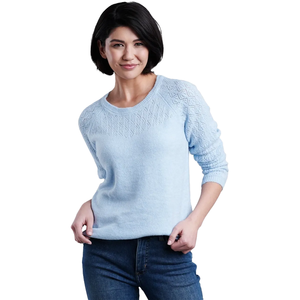 Women's Sonata Pointelle Sweater