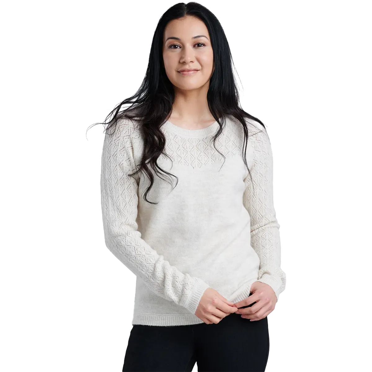 Women's Sonata Pointelle Sweater