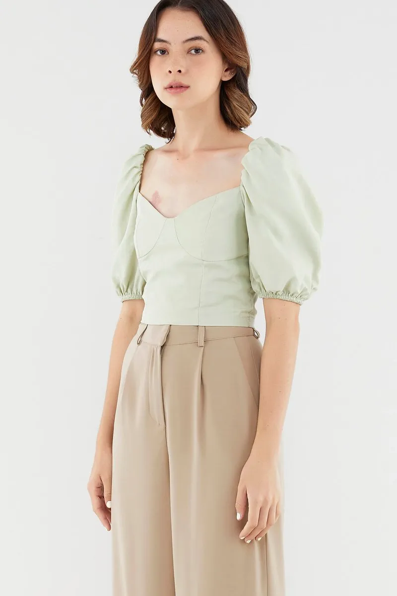 Yancy Panelled Blouse Top